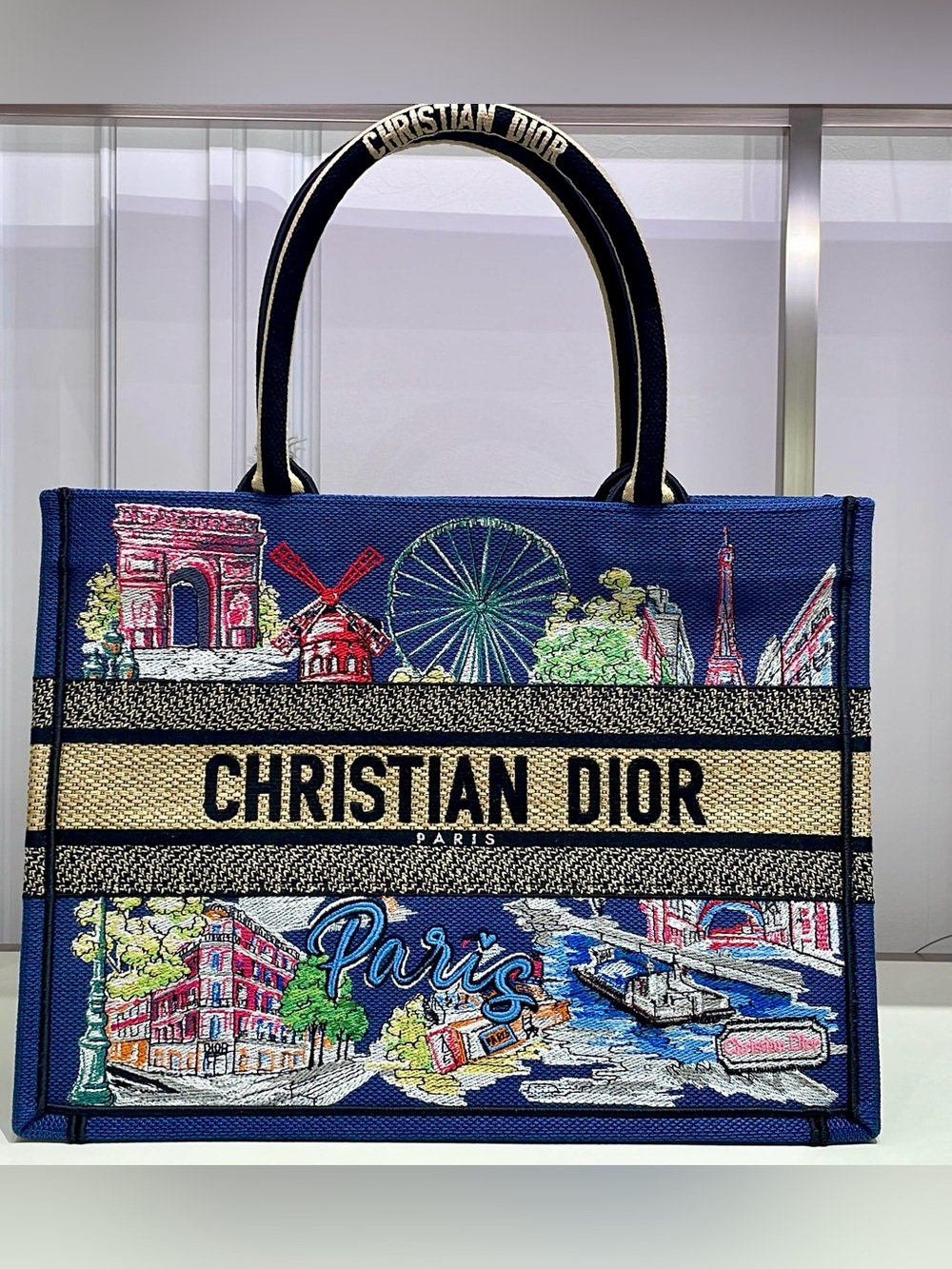 DIOR SOUVENIR MEDIUM DIOR BOOK TOTE - Picture 5 of 6